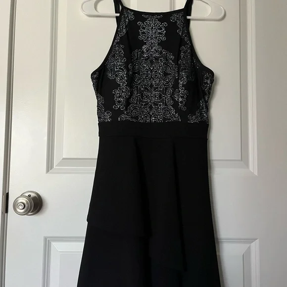 Speechless Filigree Halter Skater Dress - Picture 1 of 7